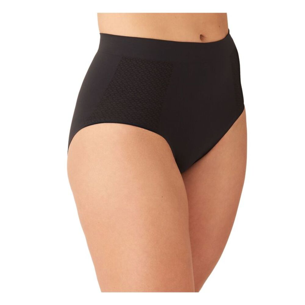 Nwt Wacoal Intimates Black Solid Everyday Size S/5 - image 3